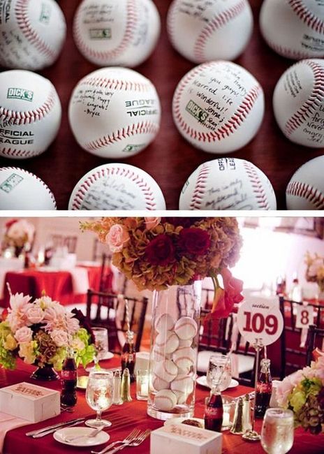 Necesito ideas para mi boda con temática de baseball 30