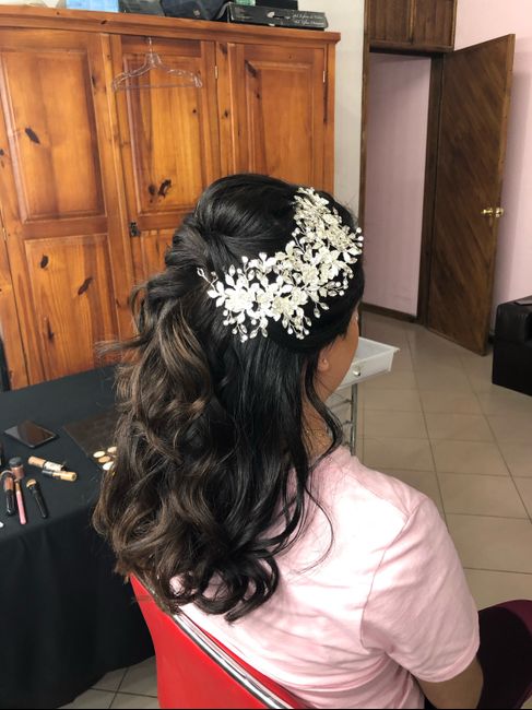 Prueba de peinado y maquillaje 💄 👁 5