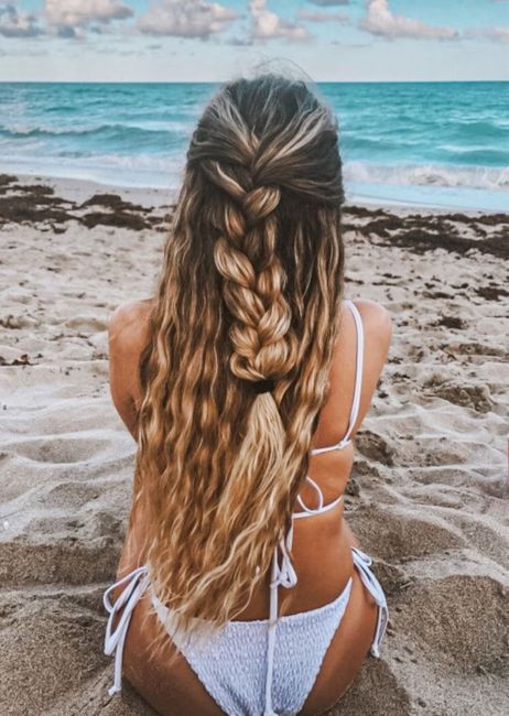 Peinados para el mes rosa 🎗️ 5