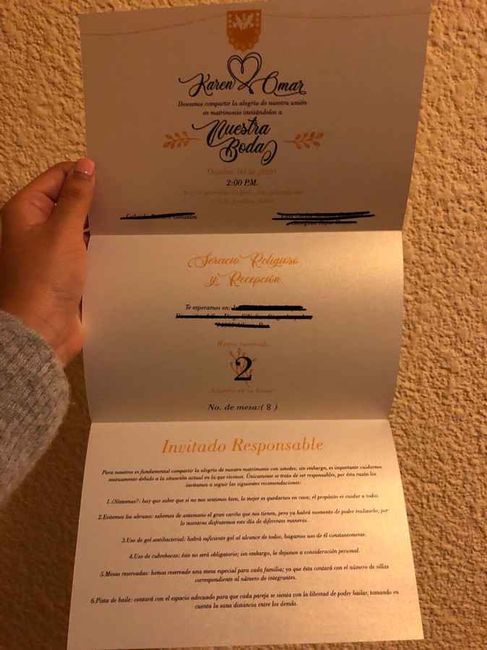 Qué datos debe llevar la invitación y que hago con los padres 1