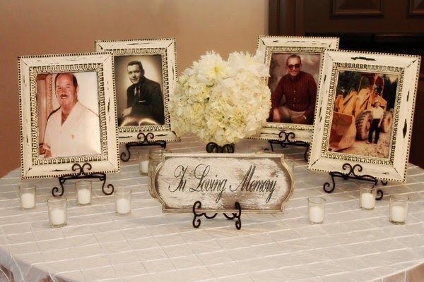 Altar para las personas importantes en tu boda 12
