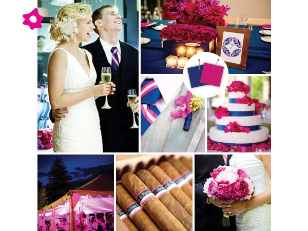 boda azul y rosa