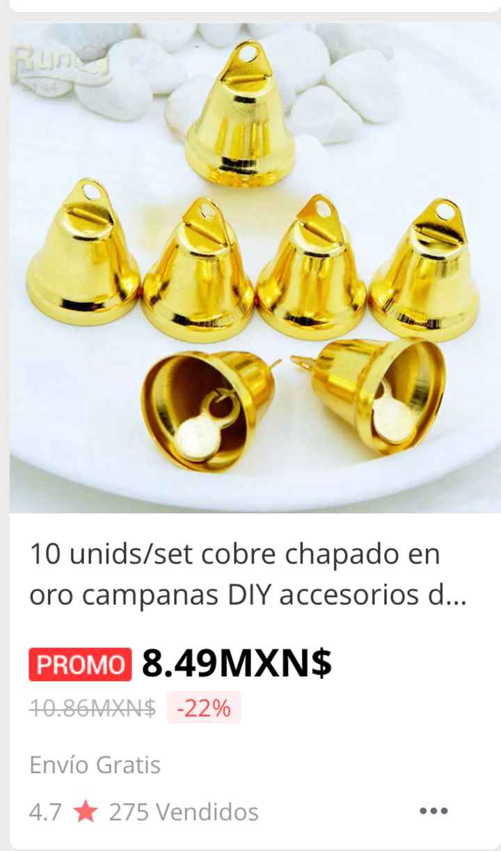 Campanas para boda mercado libre - 1