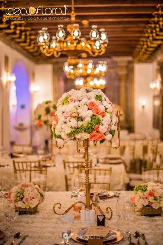 Arreglos florales en dorado 💛✨ - 3