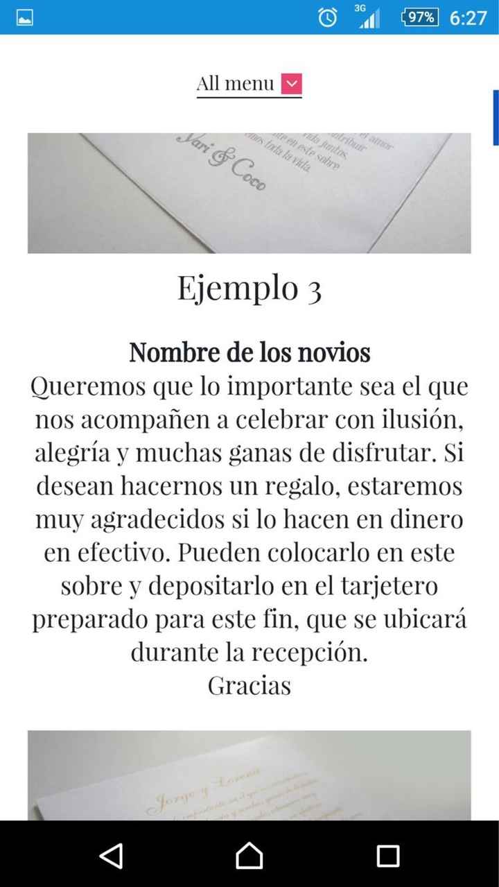 Duda con las invitaciones - 2