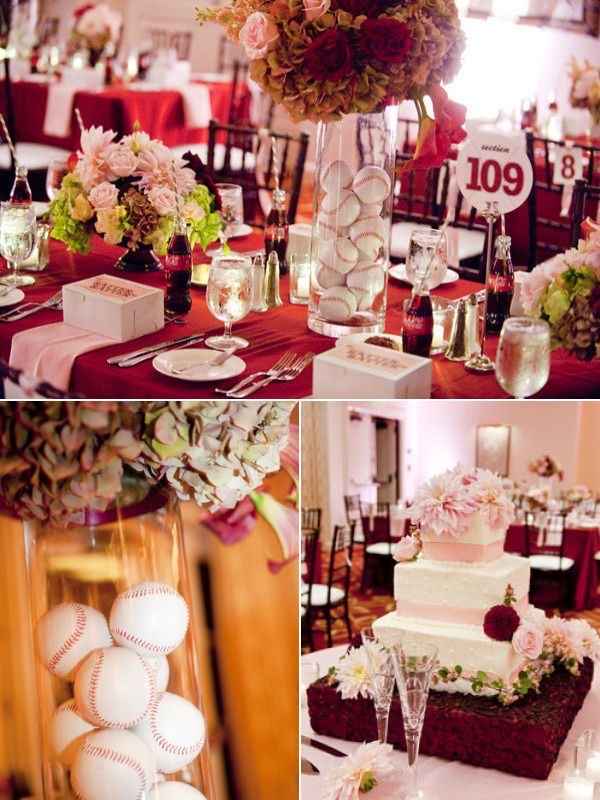 Ayuda necesito ideas para mí boda tematica de base ball - 8