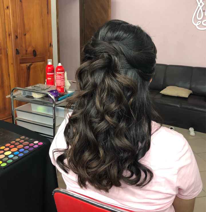 Prueba de peinado y maquillaje 💄 👁 - 3