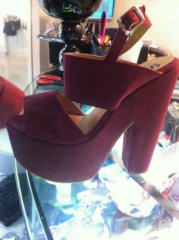 Zapatillas para boda de noche en invierno - 1