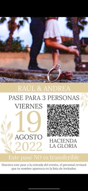 Invitaciónes de nuestra boda 2