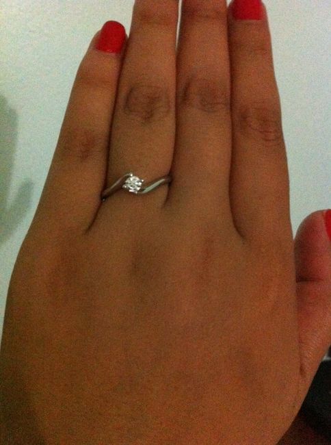 Anillo de Compromiso y el de Bodas - 1