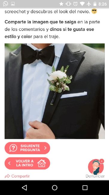 Haz screenshot y descubre el look de novio 14