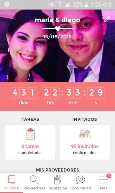 ¿Cuánto falta para que se casen? - 1