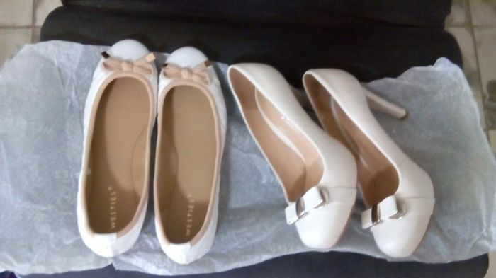 Listos los zapatos de la novia!