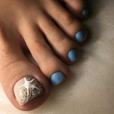 Diseños para uñas de pies 12