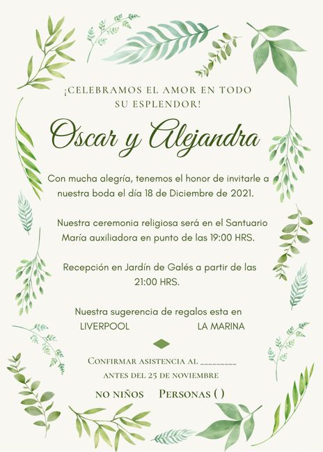 Invitaciones 🤩 3