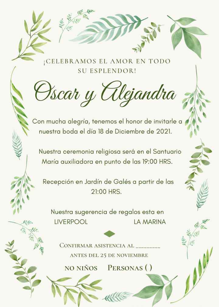 Invitaciones 🤩 - 3