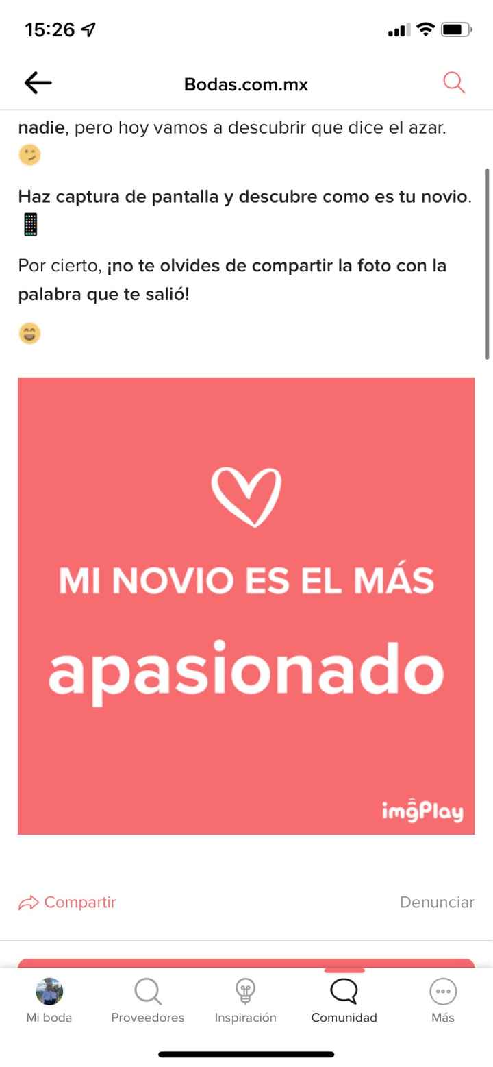 Mi novio es el más… ¡Entra aquí para descubrirlo! - 1