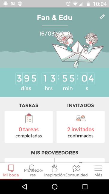 ¡Escribe los días que faltan para tu boda! 1