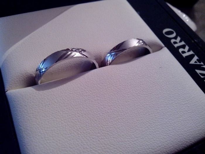 Ya tenemos argollas. .. 