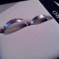 Ya tenemos argollas. .. 