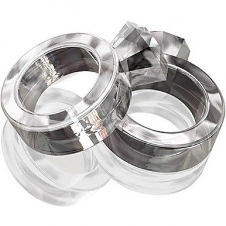 Hielos en forma de anillos de compromiso 2