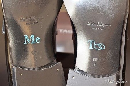 DIY: Letras para los zapatos de los Novios 16