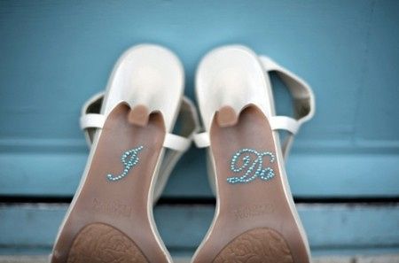 DIY: Letras para los zapatos de los Novios15