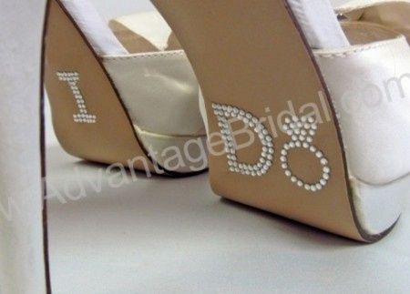 DIY: Letras para los zapatos de los Novios13