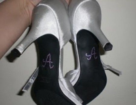 DIY: Letras para los zapatos de los Novios6