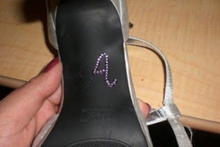 DIY: Letras para los zapatos de los Novios5