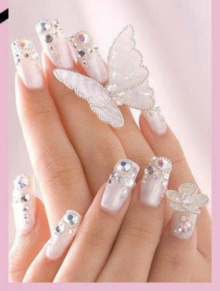 Uñas de Novia (varios Diseños) 26