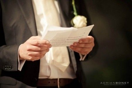 Consejos para preparar un discurso de boda