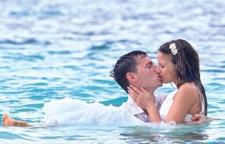 Fotografía de boda rock the frock o trash the dress