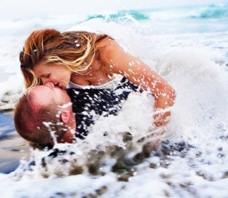 Fotografía de boda rock the frock o trash the dress