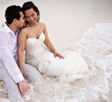 Fotografía de boda rock the frock o trash the dress