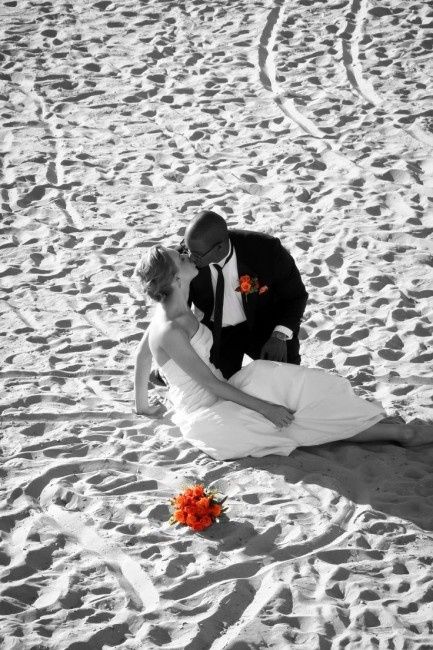 Fotografías de la Boda, la Técnica del color selectivo
