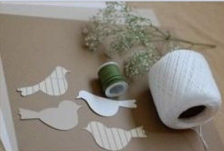 DIY: Guirnalda de palomas para boda
