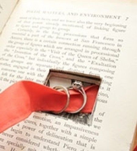 DIY: Porta Alianzas de Libro