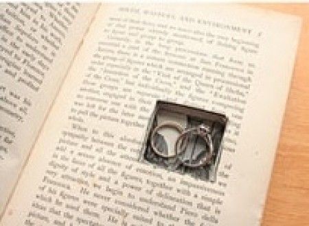 DIY: Porta Alianzas de Libro