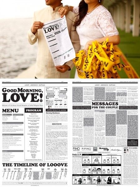 Invitaciones todo en 1 para la boda