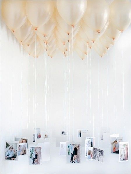 DIY: Decoración con Globos y fotos