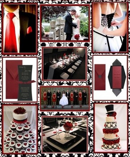 Club de la novia blanca negra y roja