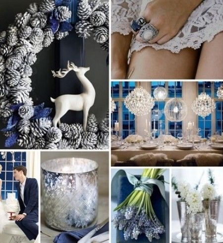 Combinación de colores para una boda color azul