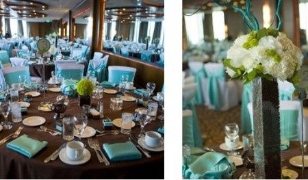 Combinación de colores para una boda color café
