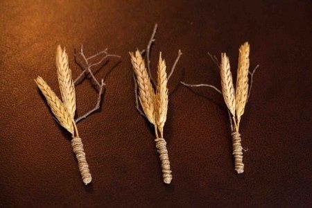 Boda Decoración con Trigo