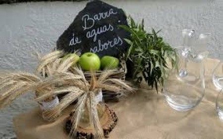 Boda Decoración con Trigo
