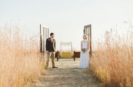 Boda Decoración con Trigo