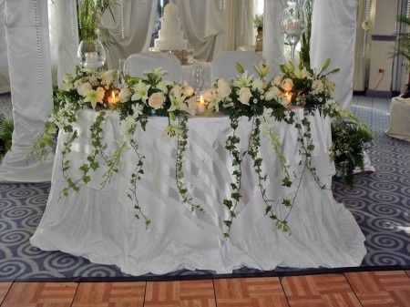 Decoración Mesa de Novios