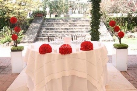 Decoración Mesa de Novios