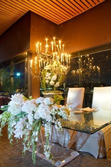 Decoración Mesa de Novios